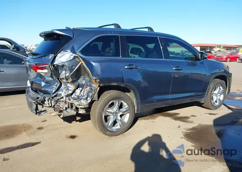 2017 Toyota Highlander Limited из США, поврежденный, VIN 5TDDZRFH5HS427384